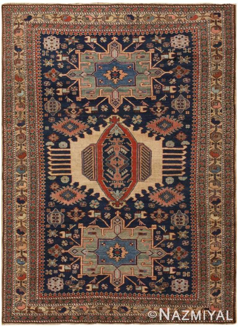 Antique Persian Heriz Rug 45893 Detail/Large View