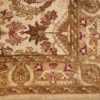 antique indian agra rug 46163 corner Nazmiyal