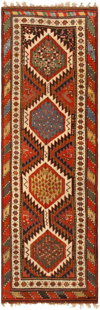 Antique Persian Kurdish Rug 46164 Detail/Large View