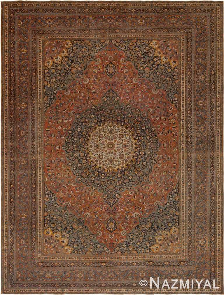 Antique Tabriz Persian Rug 46266 Nazmiyal Antique Rugs
