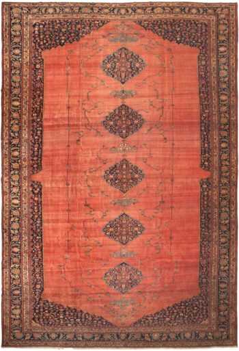 Antique Persian Farahan Sarouk Rug 46385 Detail/Large View