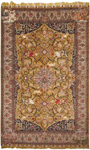 Antique Persian Tabriz Rug 46395 Detail/Large View