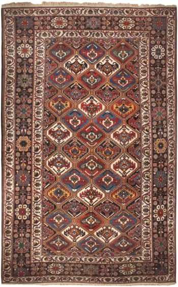 Antique Persian Bakhtiari Rug 46396 Nazmiyal Antique Rugs