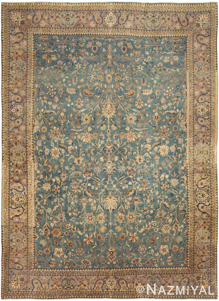 Antique Kashan Persian Rug 43627 Detail/Large View