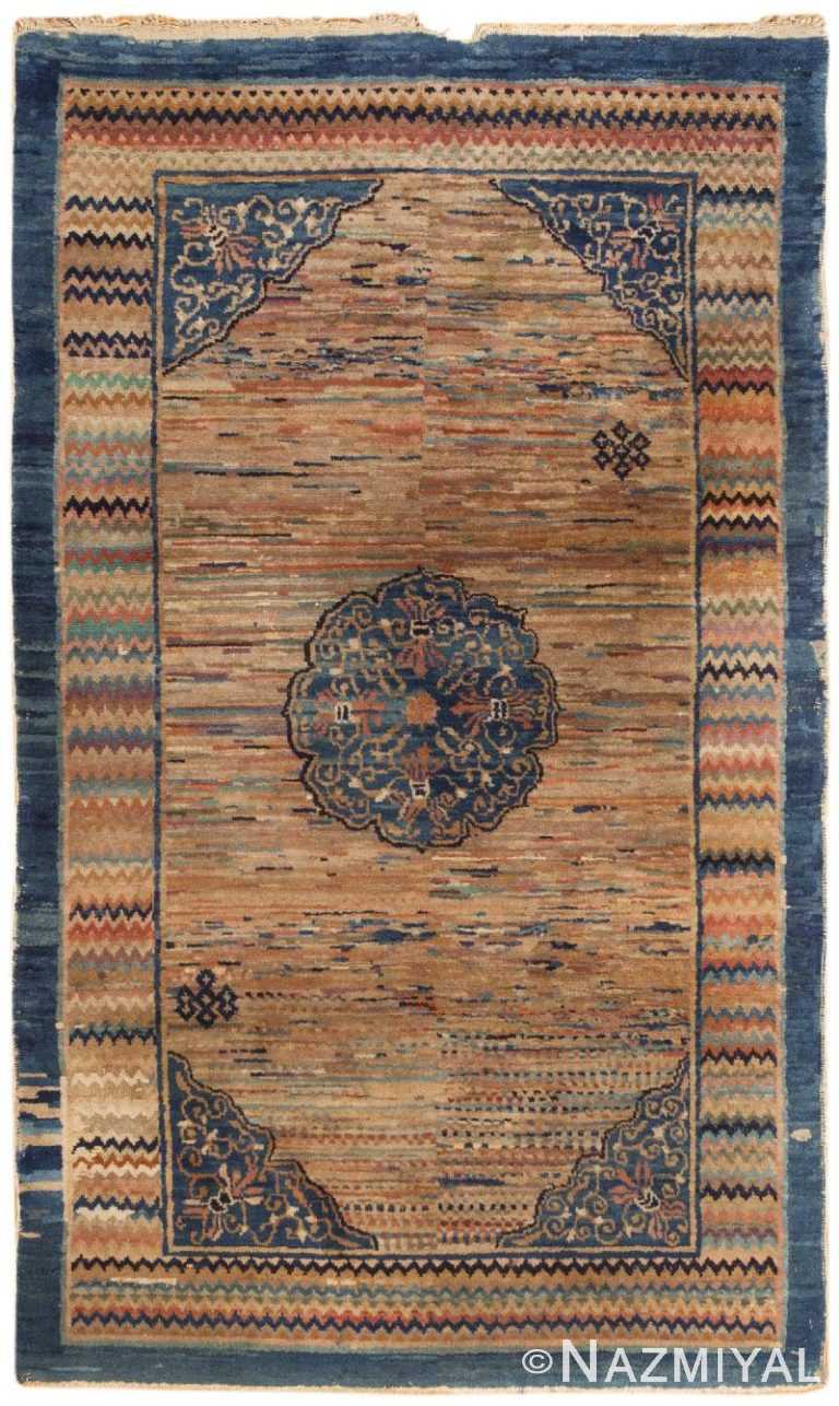 Antique Mongolian Rug 46370 Detail/Large View