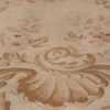 Large oversized ivory French Aubusson antique rug 46451 roses Nazmiyal