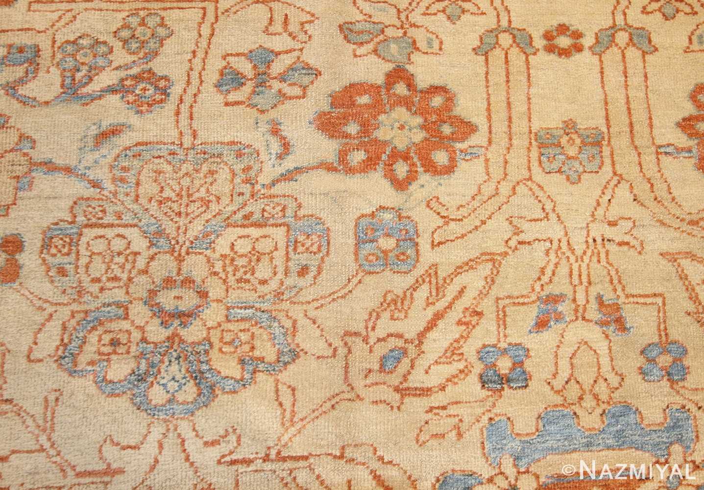 antique ziegler sultanabad rug 46452 detailed Nazmiyal