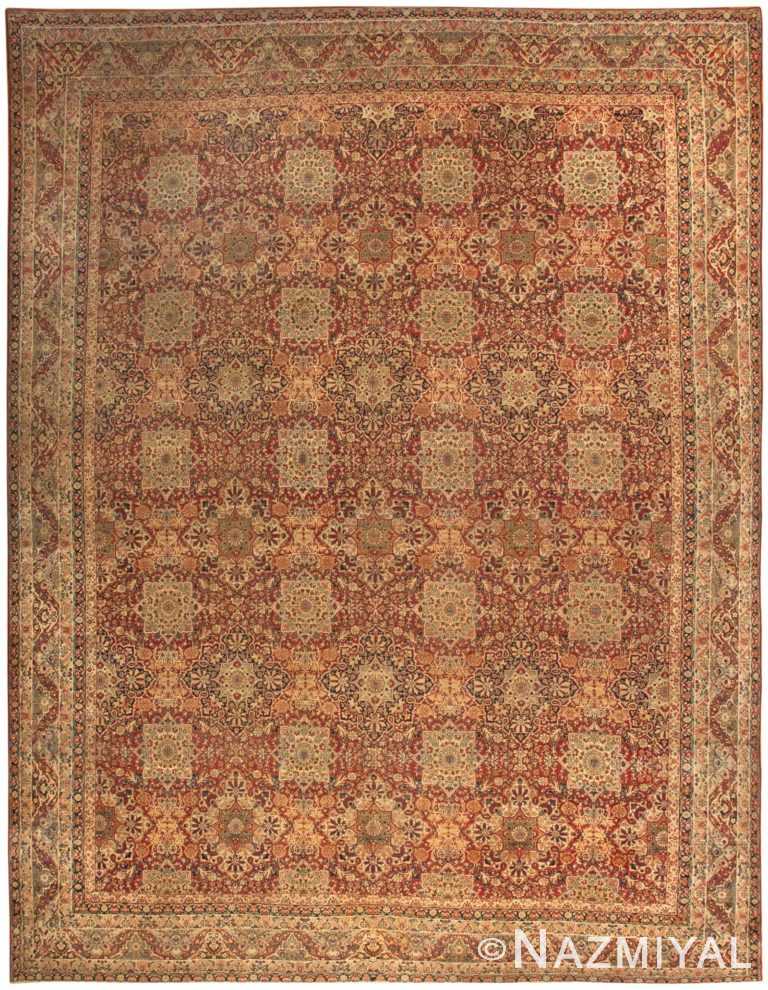 Antique Persian Kerman Rug 46482 Detail/Large View