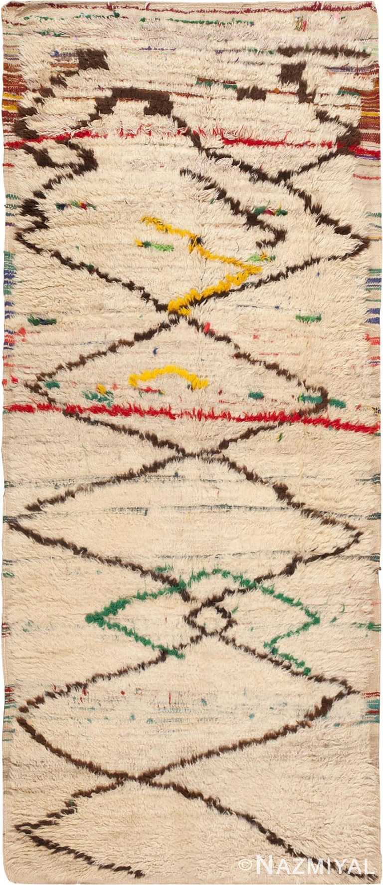 Vintage Colorful Tribal Moroccan Berber Rug #46464 by Nazmiyal Antique Rugs