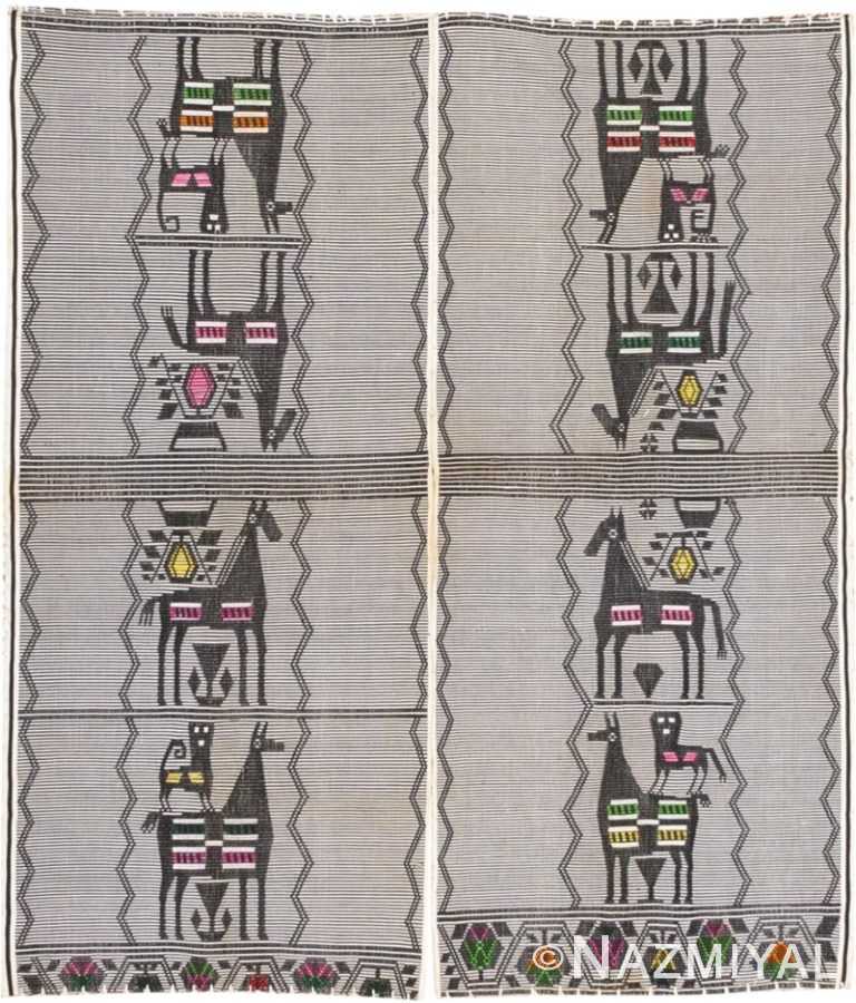 Vintage Peruvian Textile #46456 by Nazmiyal Antique Rugs