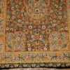 antique indian tapestry gem stone rug 46559 field Nazmiyal