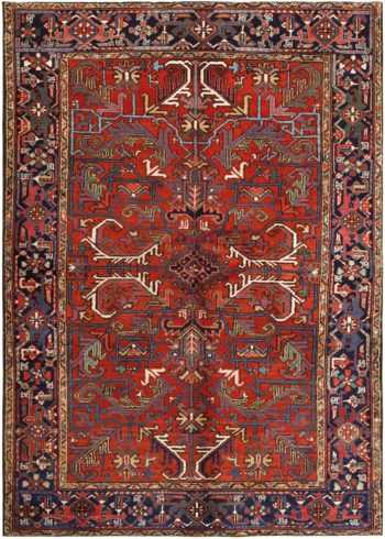 Antique Persian Heriz Rug 46556 Detail/Large View