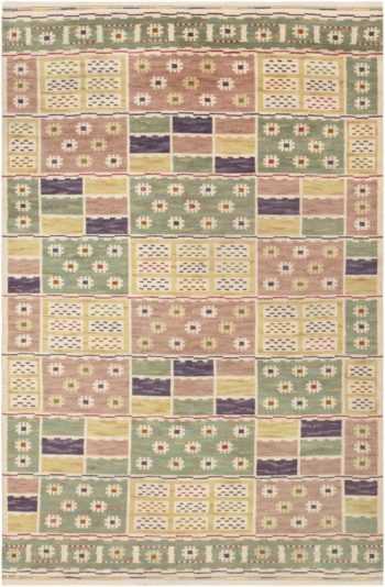 Vintage Scandinavian Pile Carpet By Marta Maas Fjetterstrom 46896 by Nazmiyal