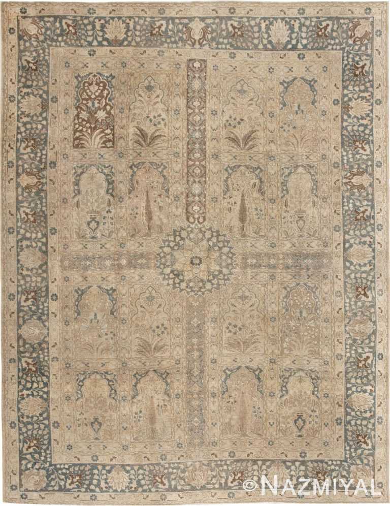 Antique Persian Tabriz Carpet 46747 Nazmiyal