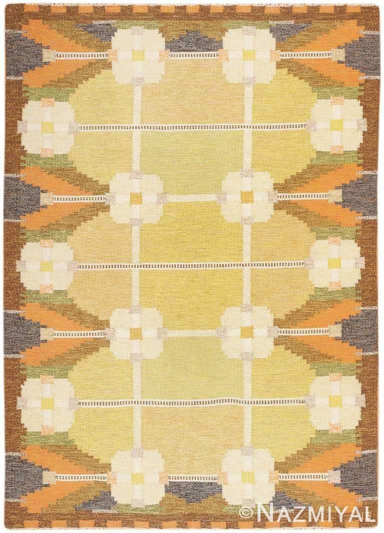 Scandinavian Carpet By Ingegerd Silow IS 46854 Nazmiyal