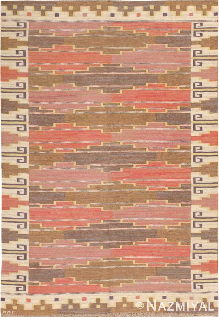 Vintage Scandinavian Bruna Heden Carpet by Marta Maas Fjetterstrom #46844 by Nazmiyal Antique Rugs