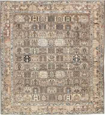 Antique Persian Bakhtiari Carpet #43651 by Nazmiyal Antique Rugs