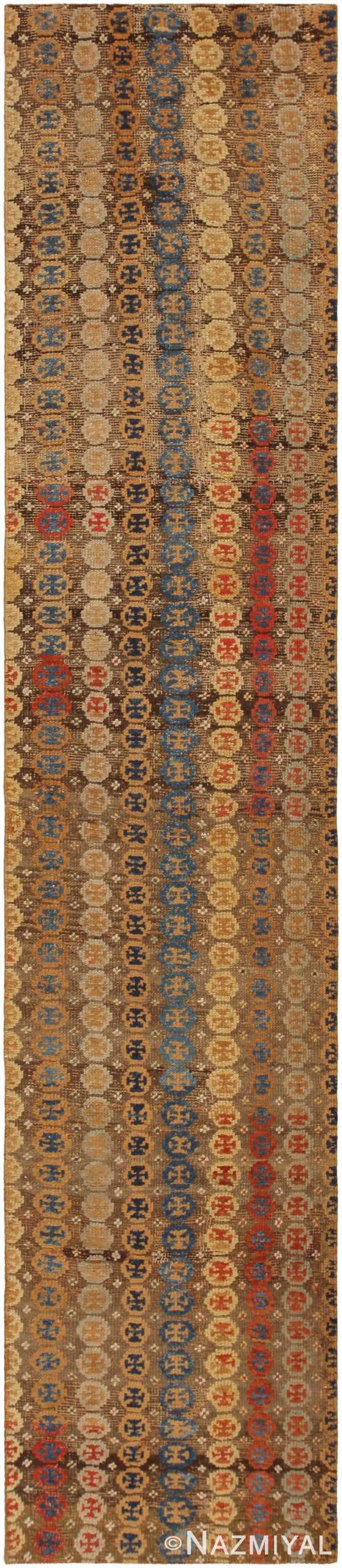 Antique Turkish Oushak Carpet 46695 Nazmiyal