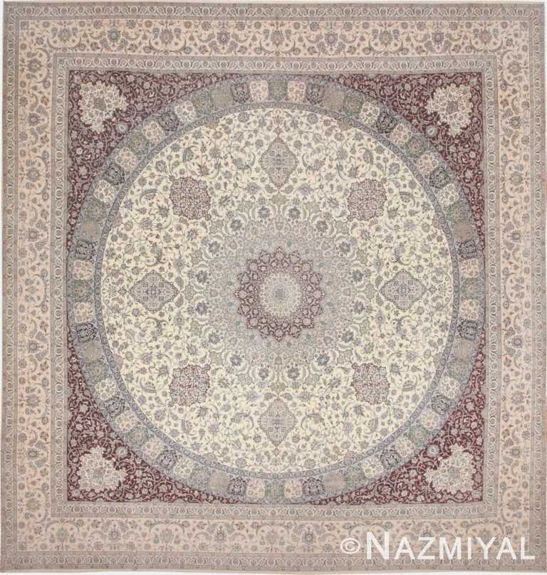 Vintage Nain Persian Rug 43603 Nazmiyal