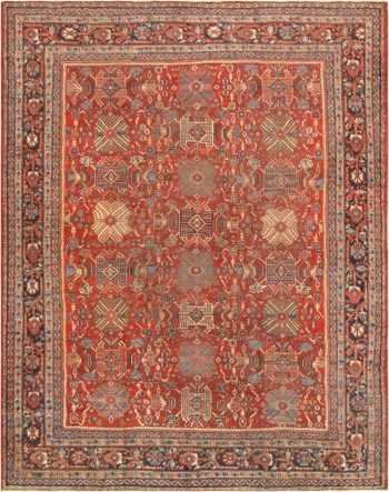 Antique Sultanabad Persian Rug 43235 Detail/Large View