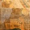 antique silk bezalel rug from jerusalem israel 46984 pile Nazmiyal