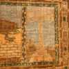 antique silk bezalel rug from jerusalem israel 46984 tower Nazmiyal