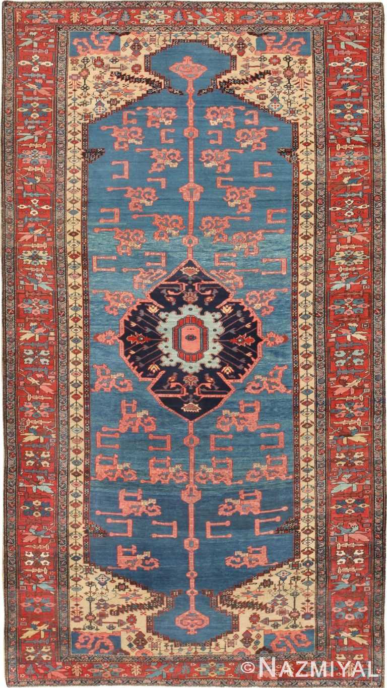 Antique Persian Bakshaish Rug 47045 Nazmiyal
