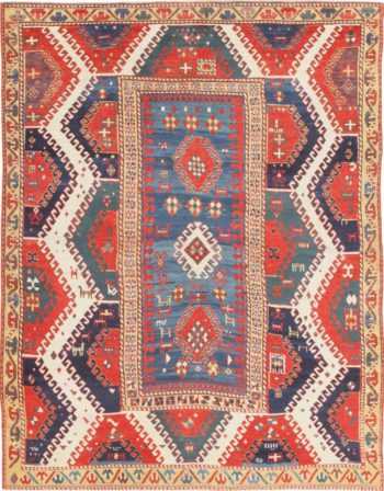 Antique Kazak Borchalou Rug 47055 Nazmiyal