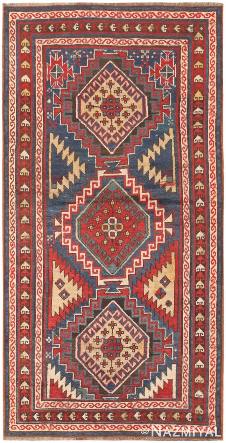 Antique Caucasian Kazak Rug 47079 Detail/Large View