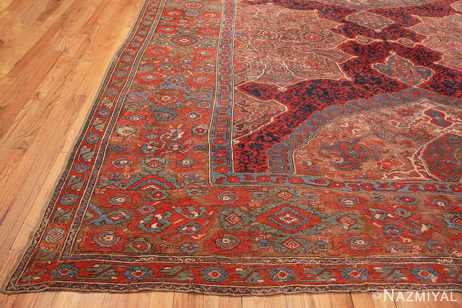 9027 Turkish Rug Wool Oversize Rug Vintage Rug 71x94 inches Orange Carpet Oushak Carpet Large Carpet Handwoven Salon Carpet
