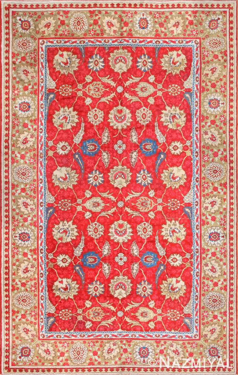 antique arts and crafts donegal irish rug 47137 Nazmiyal