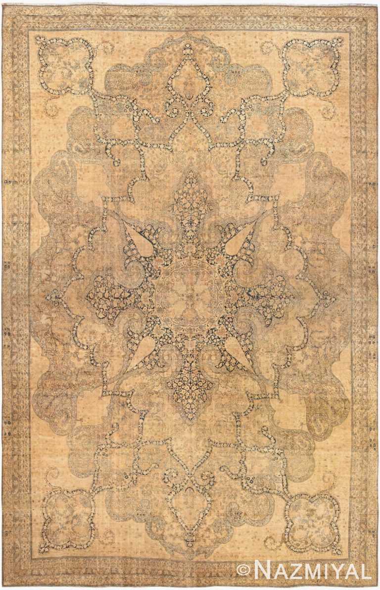 Finely Woven Oversized Oriental Antique Persian Kerman Rug 44616 Nazmiyal