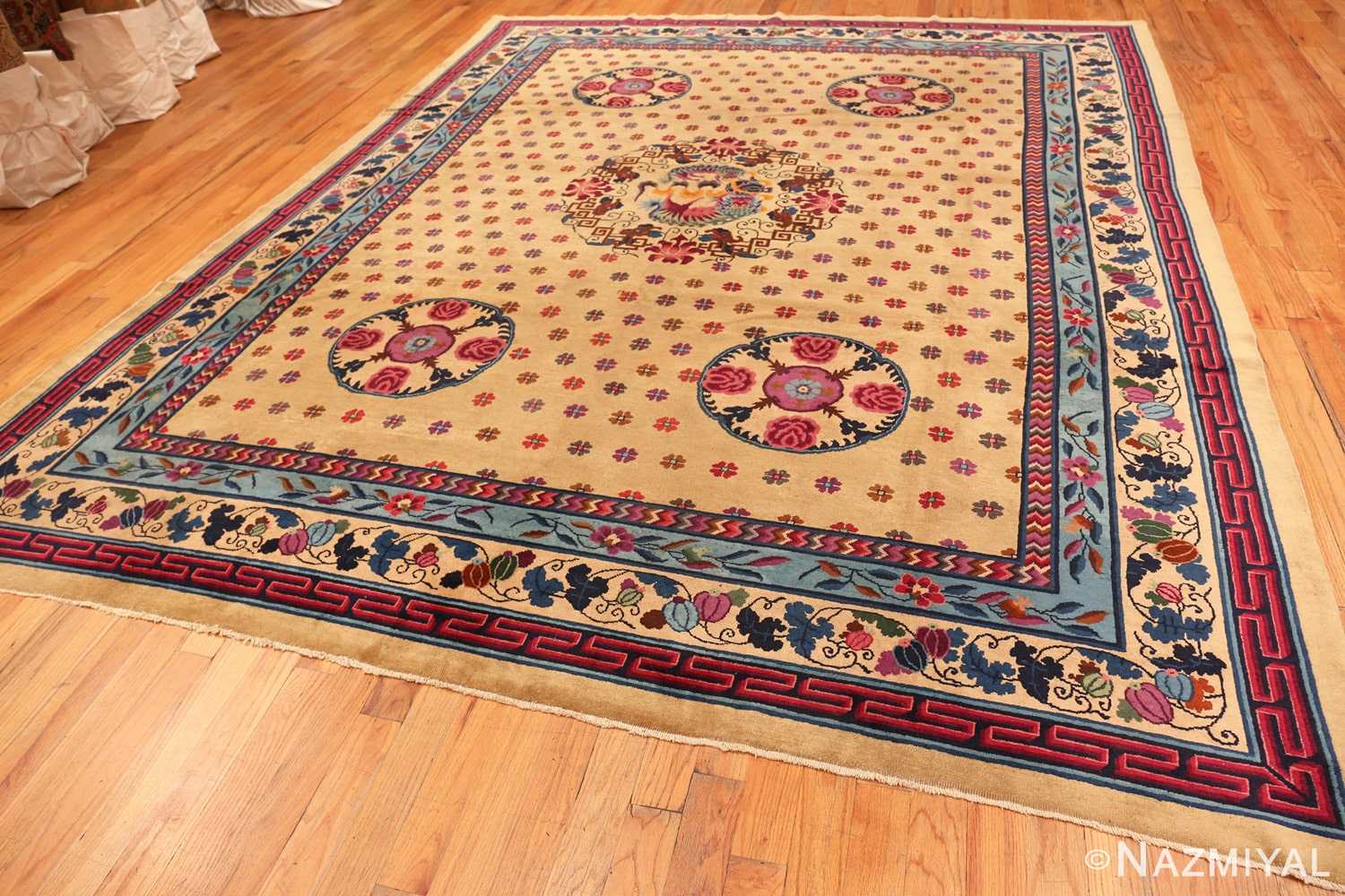 Full antique Chinese rug 47040 by Nazmiyal