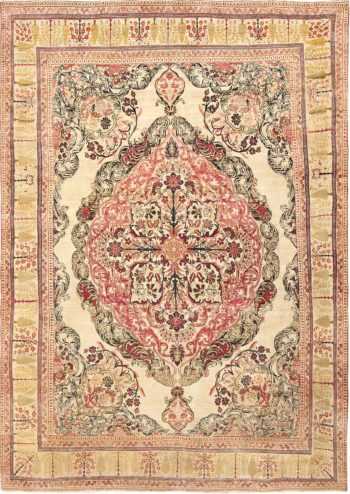 Fine Antique Persian Medallion Kerman Room Size Rug #46655 by Nazmiyal Antique Rugs