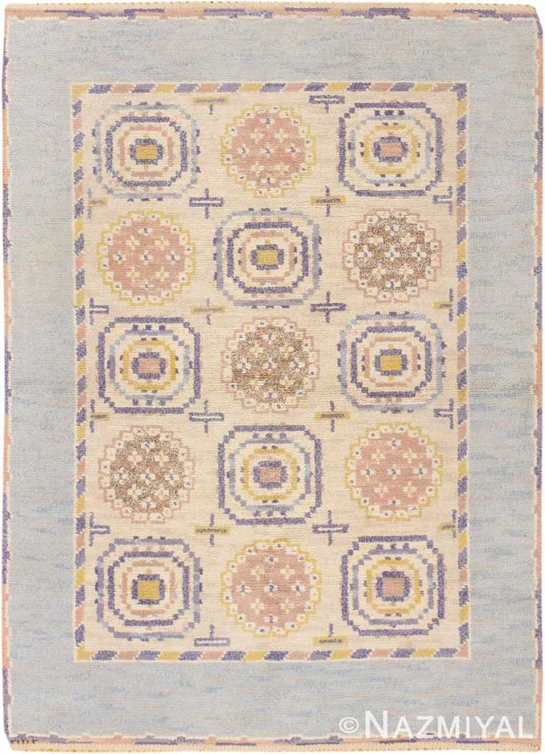 Swedish Pile Carpet by Marta Maas 47289 Nazmiyal Antique Rugs