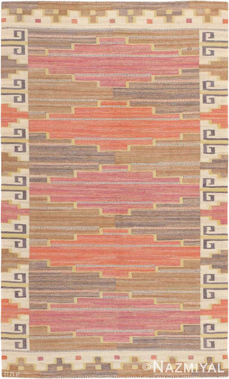 Vintage Swedish Carpet by Marta Maas 47290 Nazmiyal Antique Rugs
