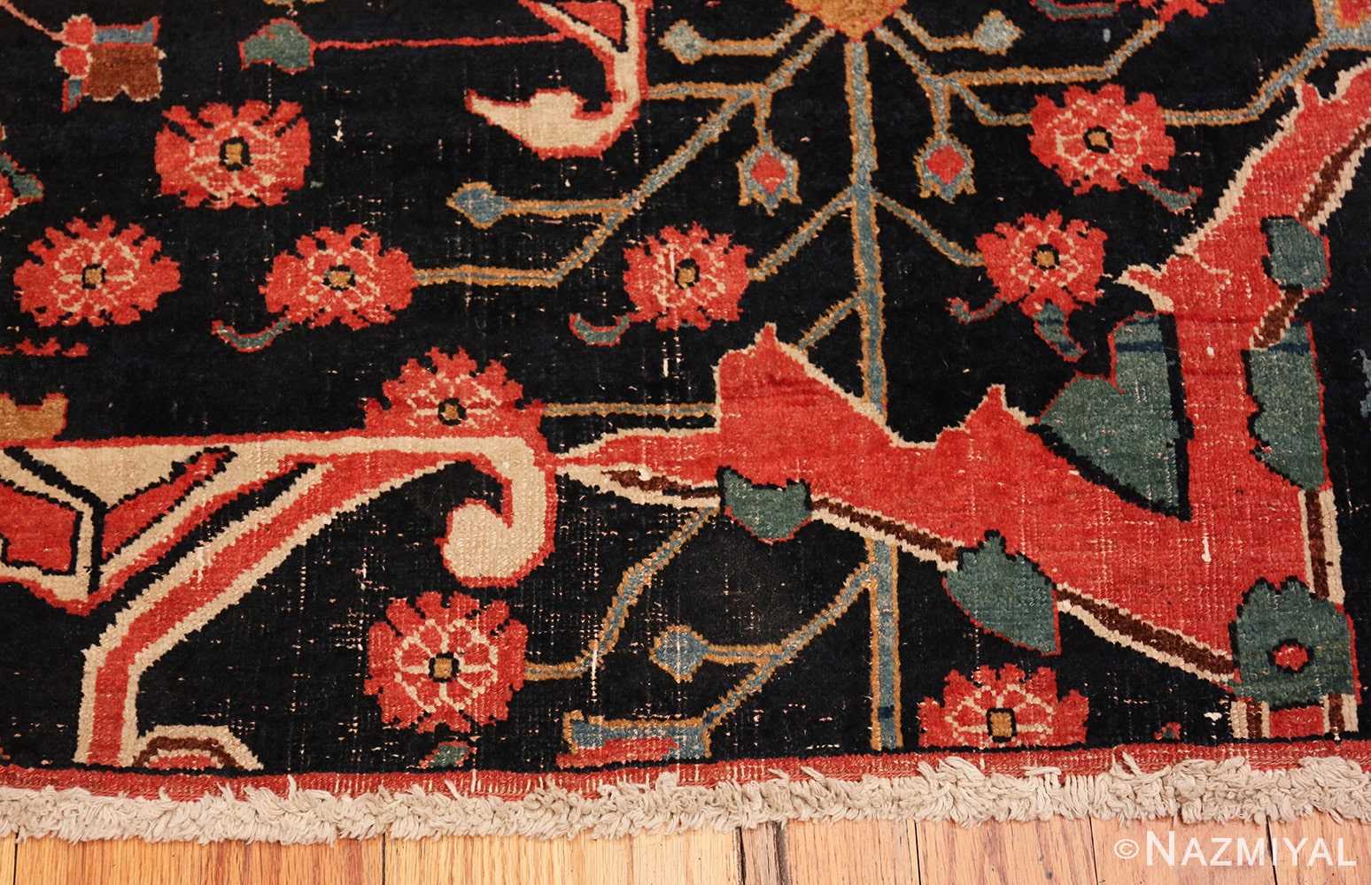 Border Antique Persian Bidjar Sampler rug 47379 by Nazmiyal
