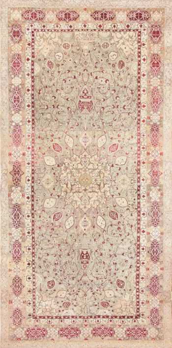 Antique Agra Carpet India 47434 Large Image