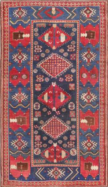 Antique Caucasian Kazak Carpet 47423 Nazmiyal Antique Rugs