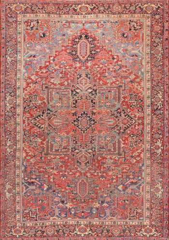 Antique Persian Heriz Carpet 47297 Detail/Large View