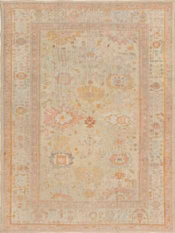 Antique Turkish Oushak Carpet 47421 Detail/Large View