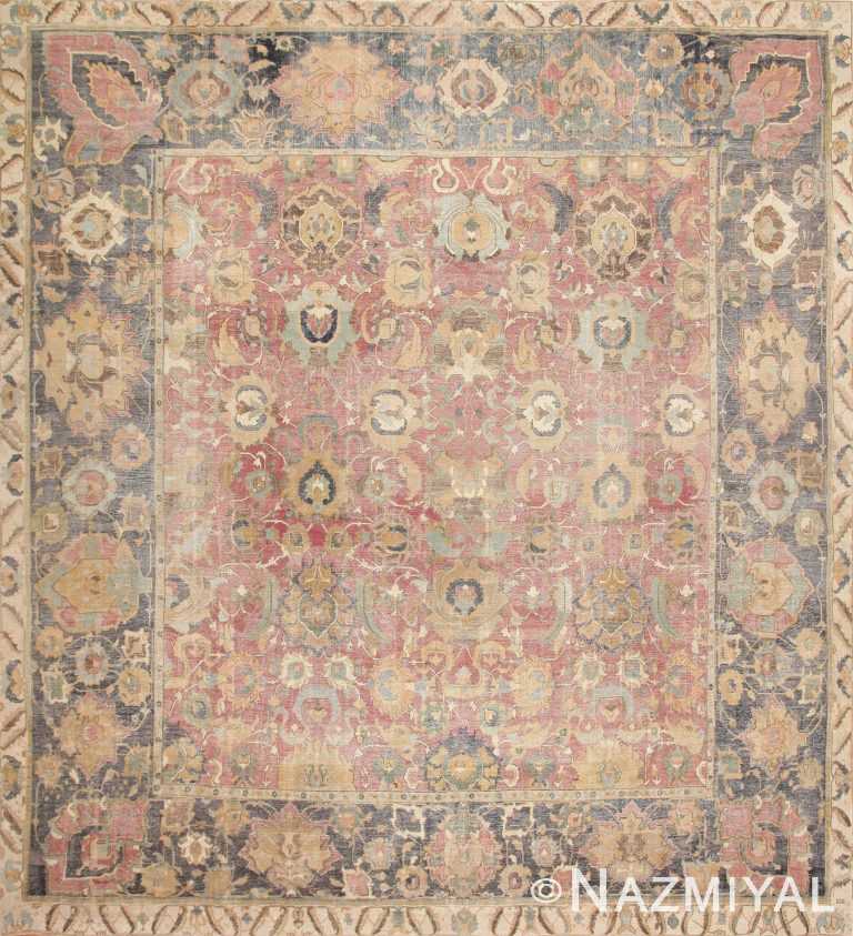 17th Century Persian Isfahan Carpet 44889 Detail/Large View