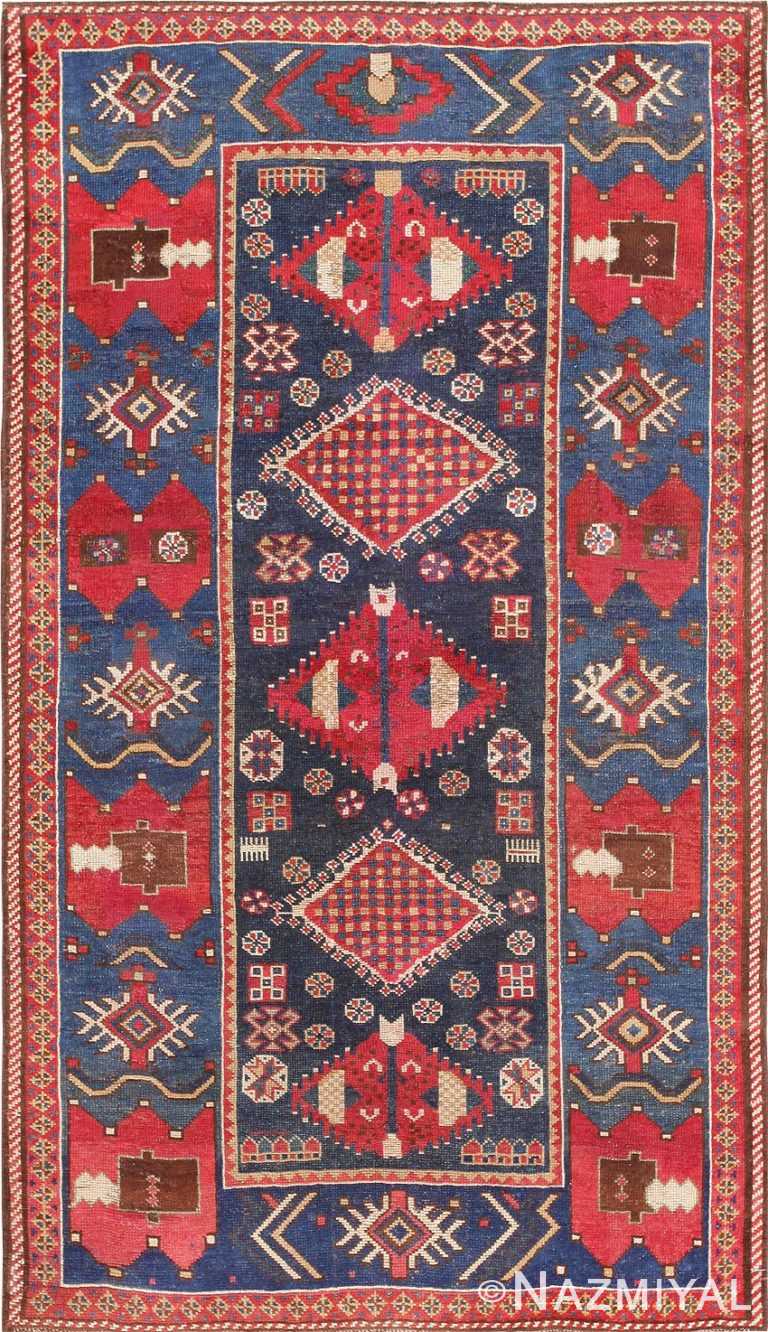 Antique Caucasian Kazak Carpet 47423 Nazmiyal Antique Rugs