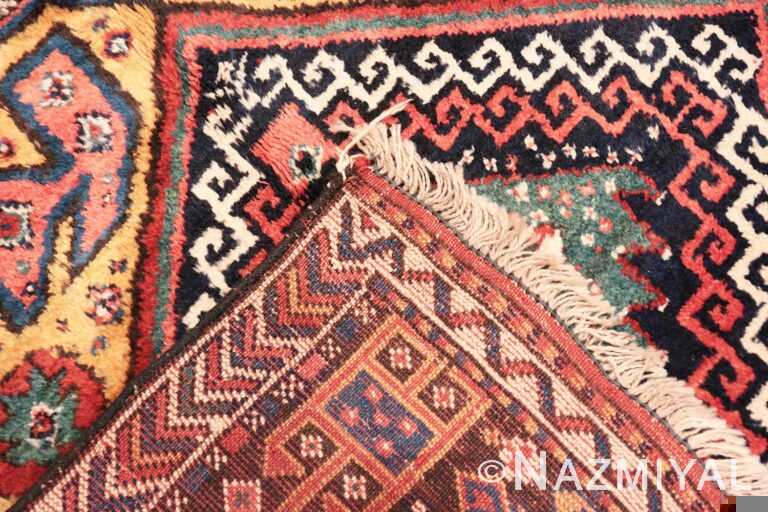 Antique Tribal Eagle Persian Kurdish Rug 47471 Nazmiyal Antique Rugs