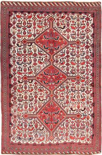 Antique Tribal Gashgai Persian Rug #47550 by Nazmiyal Antique Rugs