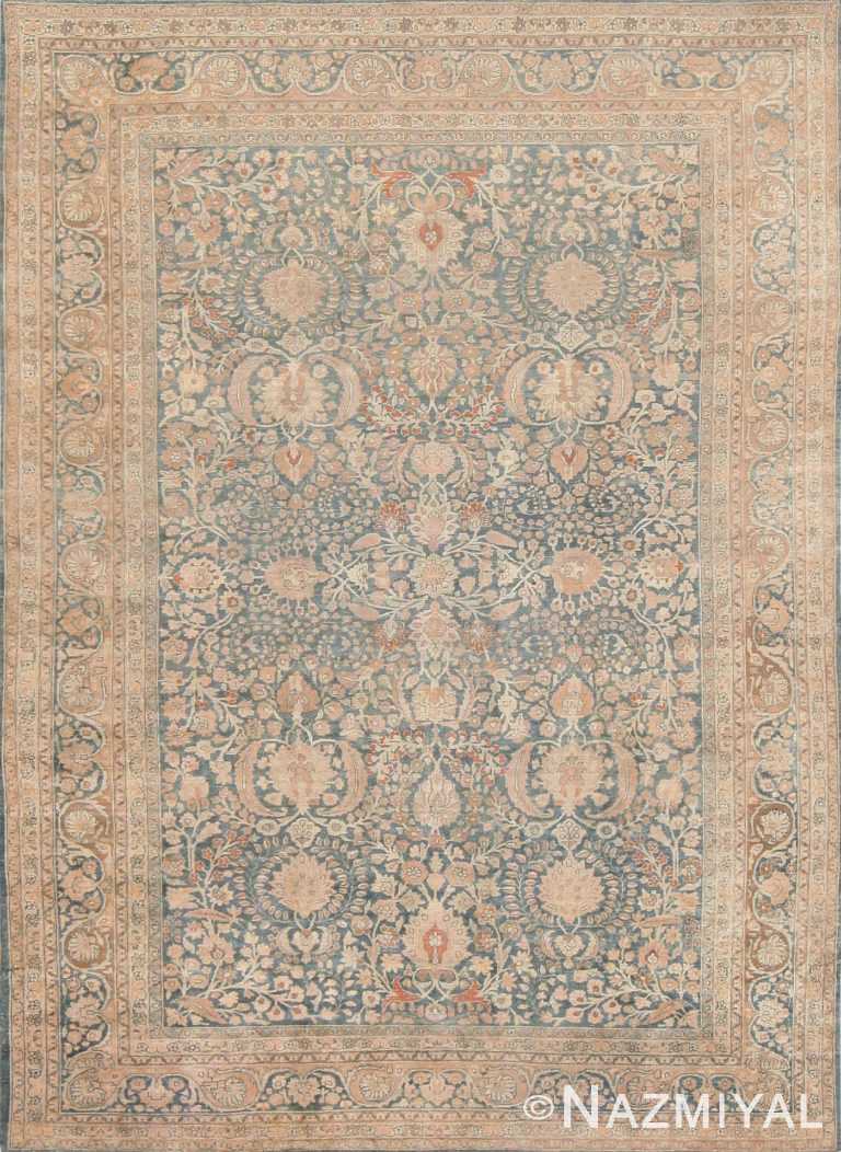 Antique Sea Foam Colored Khorassan Persian Carpet 47246 Detail/Large View