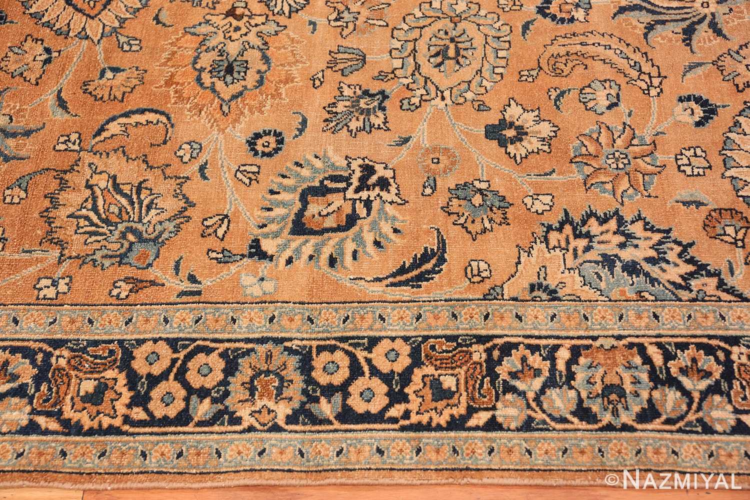 Border Antique Khorassan long runner rug 47219 by Nazmiyal