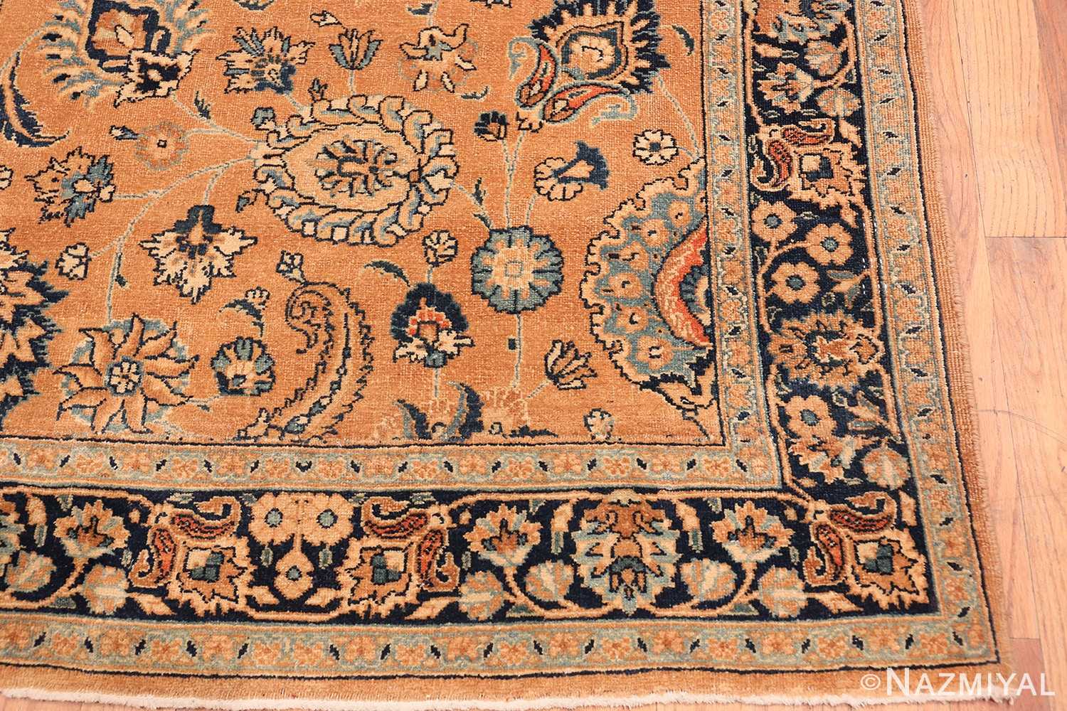 Corner Antique Khorassan long runner rug 47219 by Nazmiyal