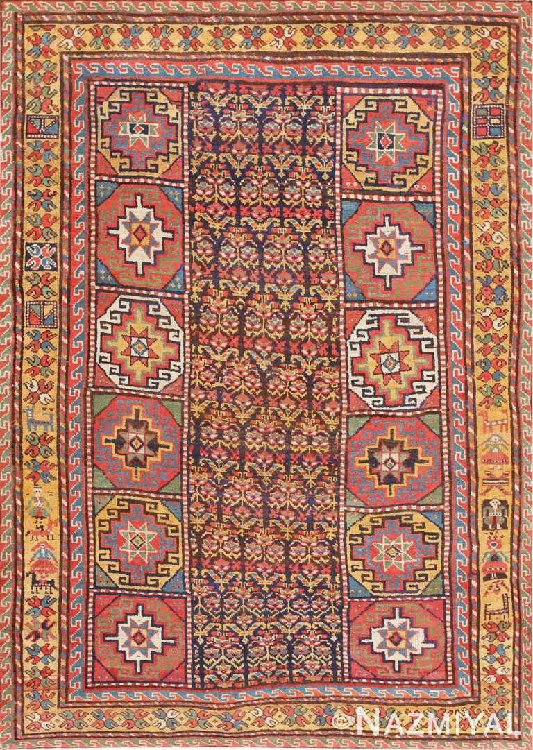 Early Tribal Turkish Konya Rug 47567 Detail/Large View