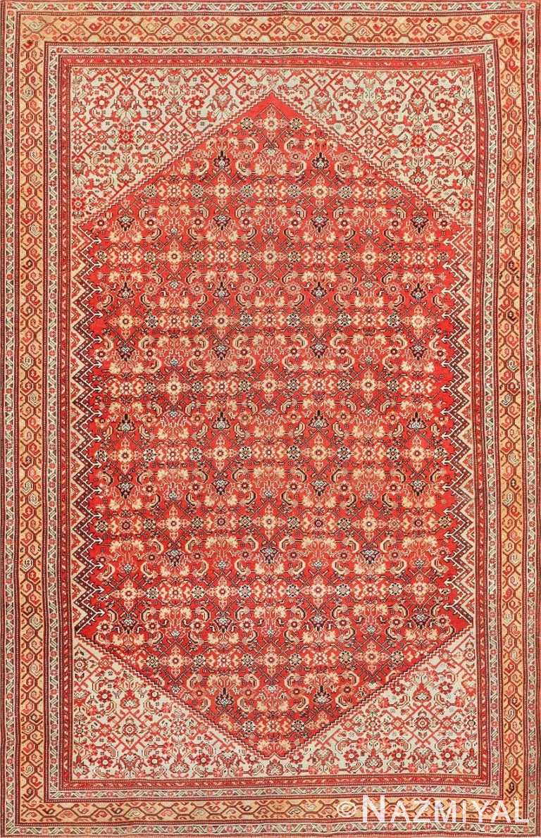 Fine Antique Persian Senneh Rug 47497 Detail/Large View